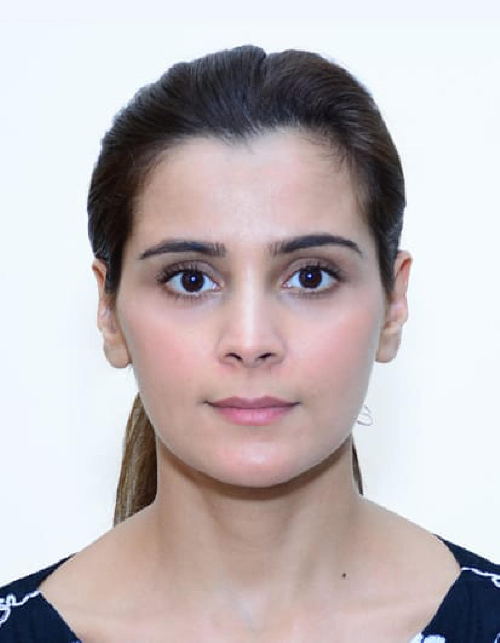 Portrait of Ridah Raza, Co-Founder of Saeed Healthcare Organization